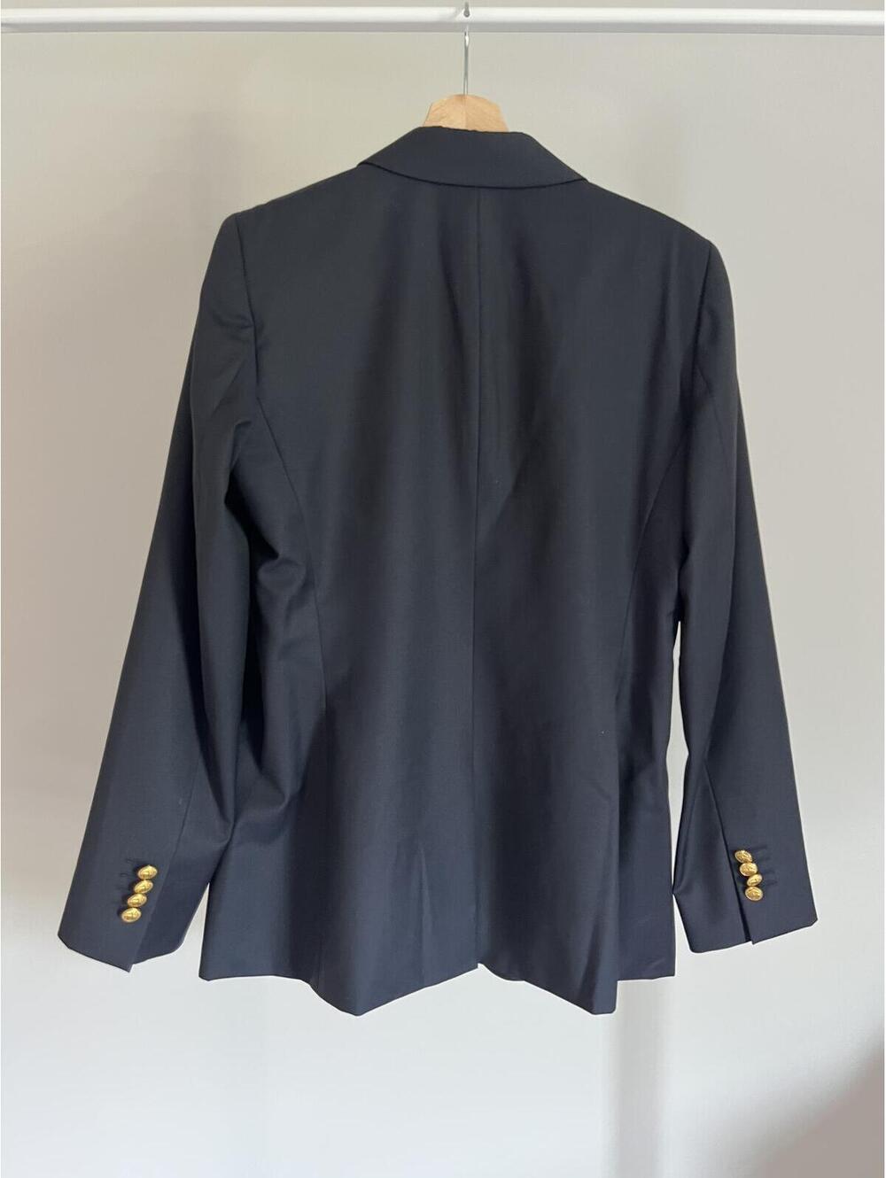Brooks Brothers Classic Fit Black Wool Blazer - Size 10 - Loro Piana Fabric - Picture 4 of 8